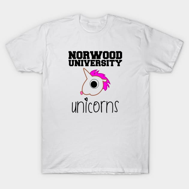 Norwood University Unicorns T-Shirt by lifeisfunny